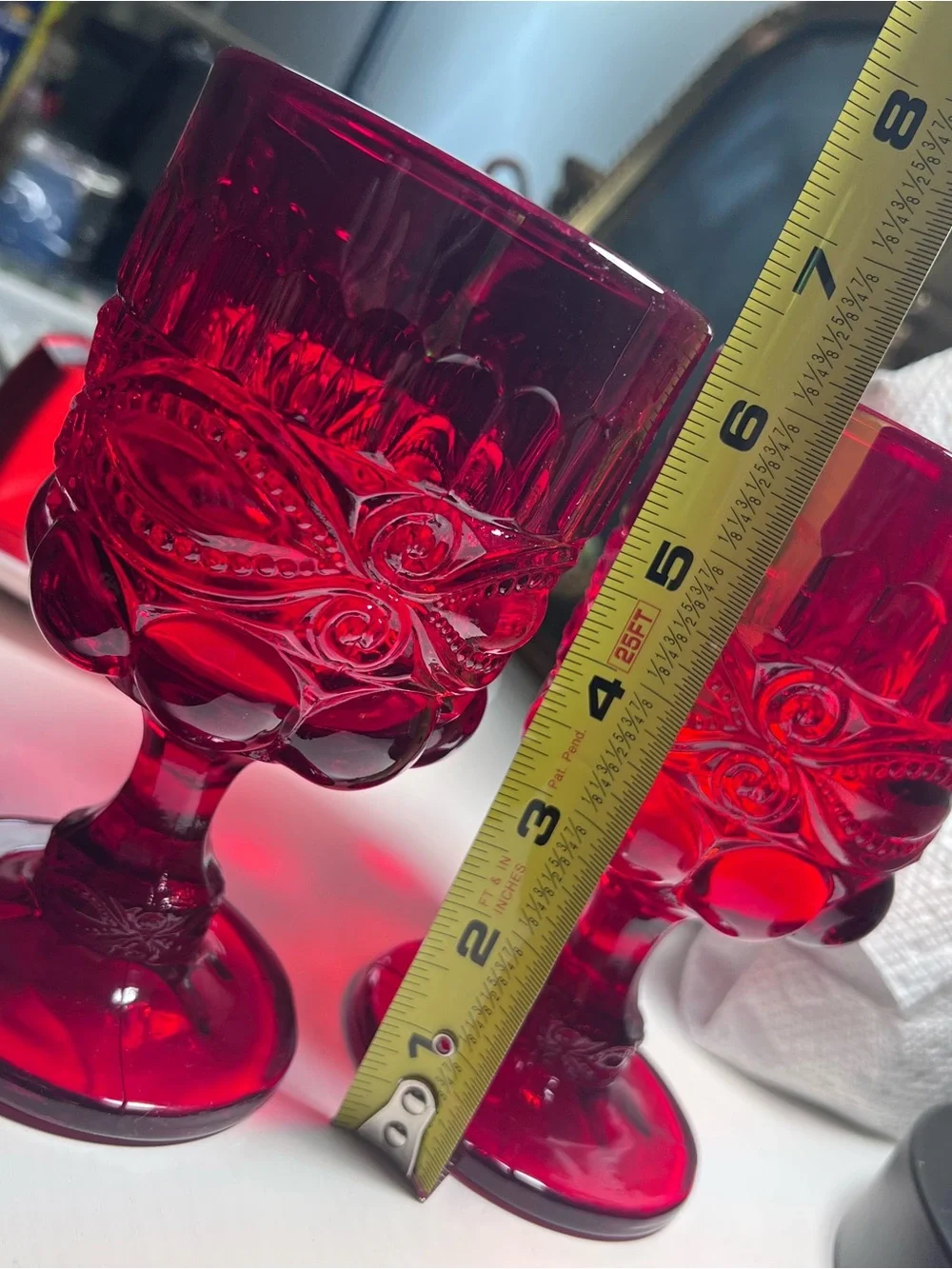 Ruby Red Vintage  Mosser or L.G. Wright 